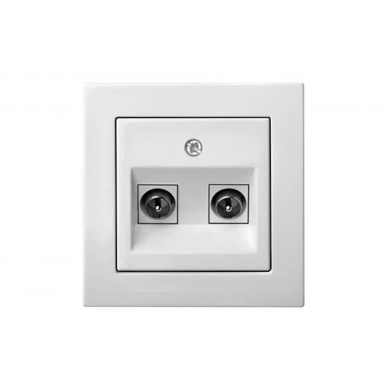 Antenas ligzda LIREGUS EPSILON, balta krāsa