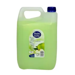 Šķidrās ziepes ar glicerīnu. 5 l. ābolu aromāts