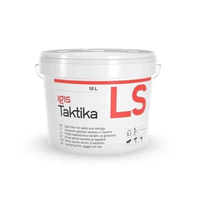 Špaktele Igis Taktika LS. gatava lietošanai. balta krāsa 10L