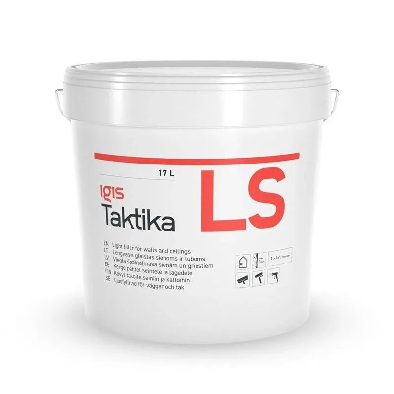 Špaktele IGIS . viegli smalkgraudains. balta. 17 l