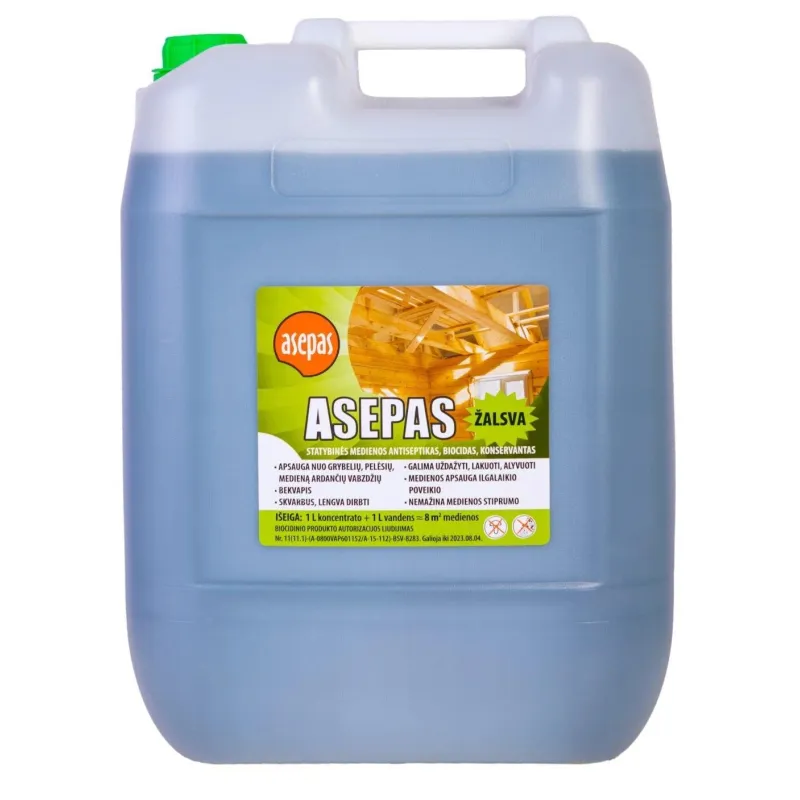 Antiseptiķis asepaszaļgans 20l