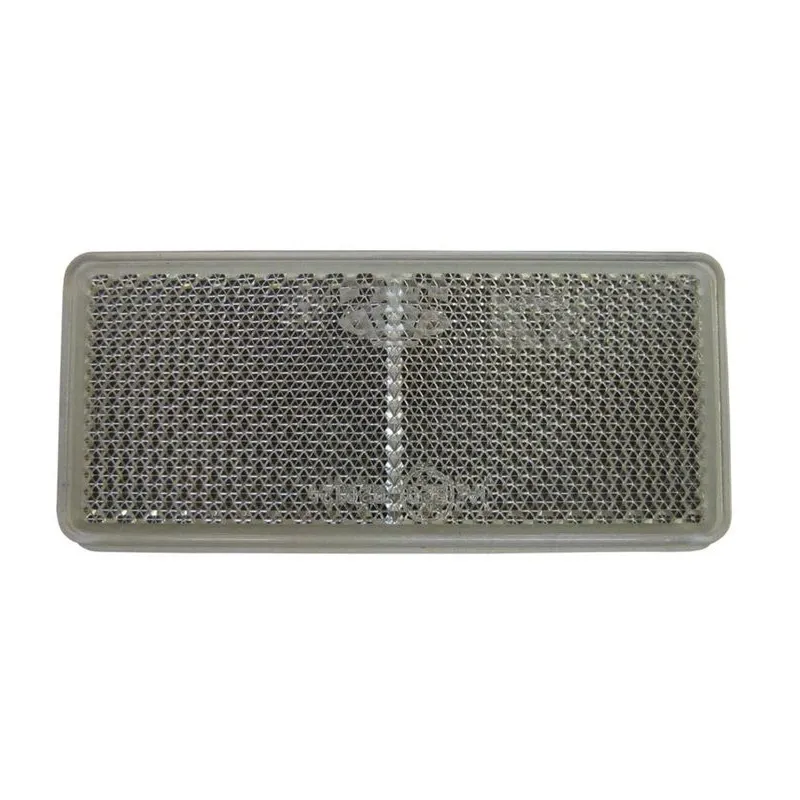 Balts līmējams atstarotājs, taisnstūris, 40x90 mm