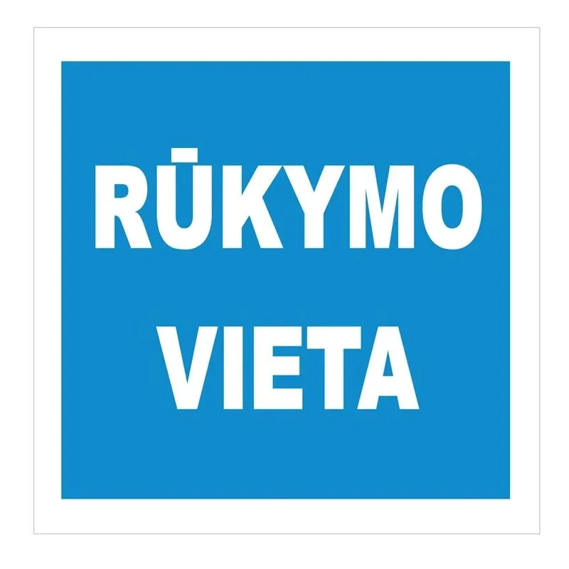 Informācijas zīme. 135x135 mm