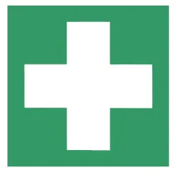 Sticker first aid 135x135mm
