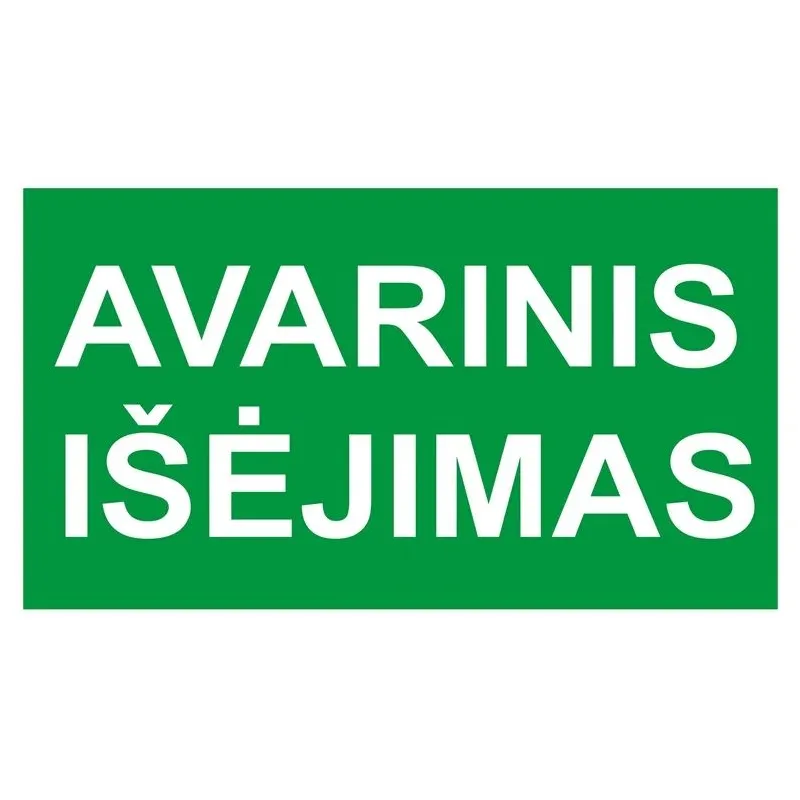 Informācijas zīme. 130x230 mm