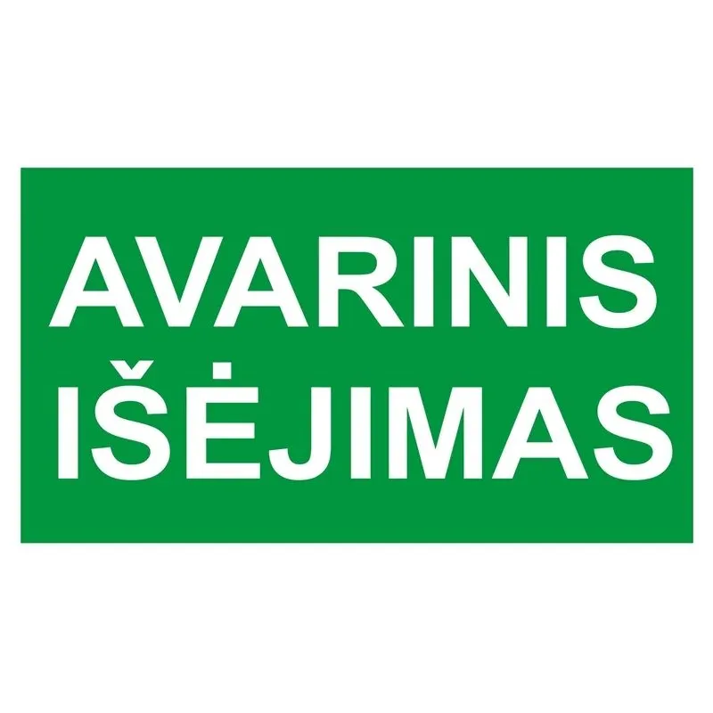 Informācijas zīme. 130x230 mm