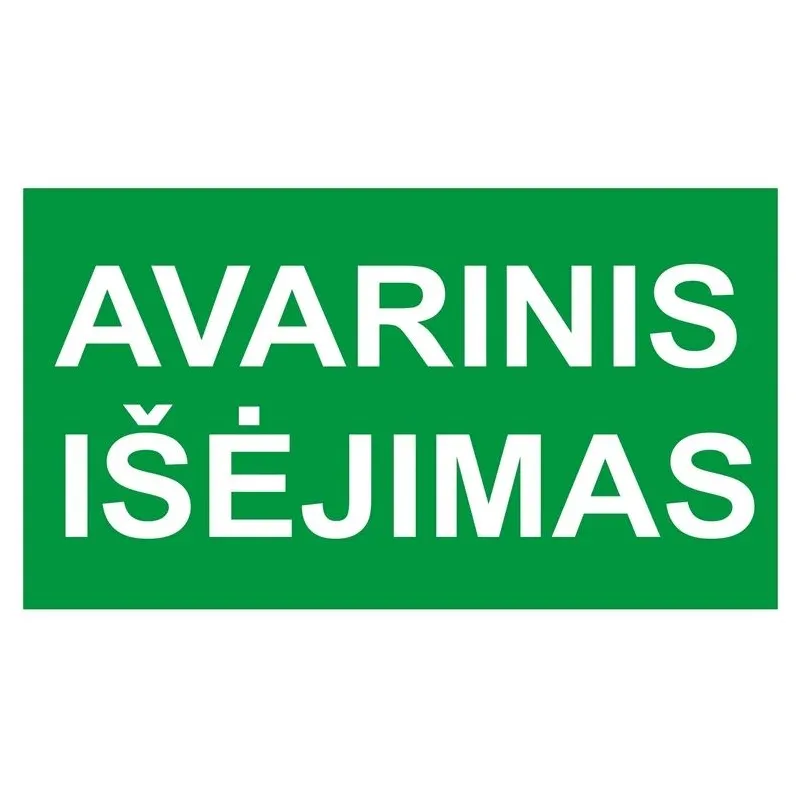 Informācijas zīme. 130x230 mm