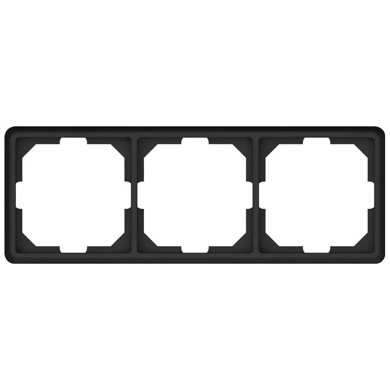 Trīsvietīgs rāmis VILMA ST150. matēts melns