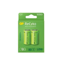 Uzlādējamās baterijas GP GPRHC30CB025. 3000 mAh. 2 gab.