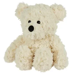 Mīkstā rotaļlieta Warmies - Curly Bear. balta. 33 cm