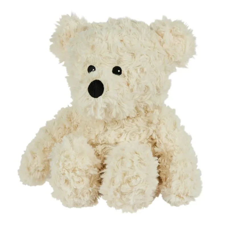 Mīkstā rotaļlieta Warmies - Curly Bear. balta. 33 cm