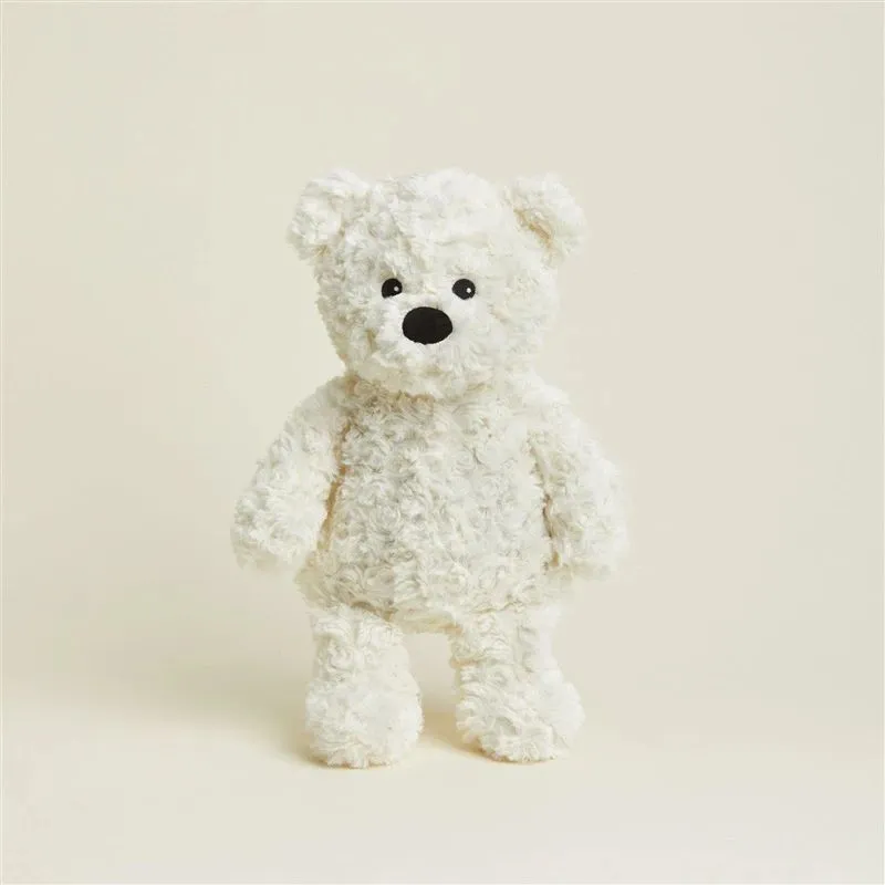 Mīkstā rotaļlieta Warmies - Curly Bear. balta. 33 cm