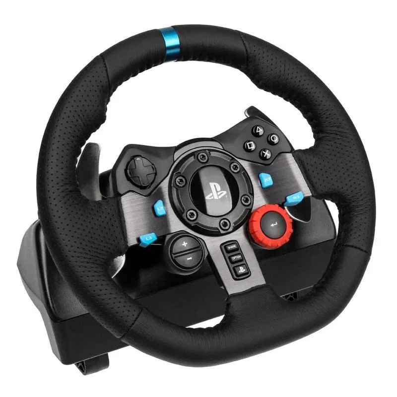 Spēļu stūre Logitech G29 PS5-PC. melna