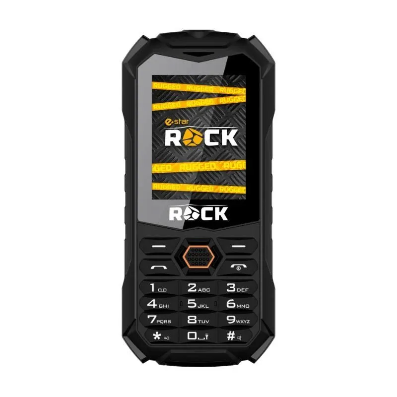 Mobilais telefons eStar Rock. melna. 48MB-128MB
