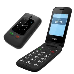 Mobile phone estar digni flip black