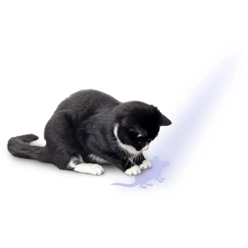 Rotaļlieta kaķim Flamingo. pelēka