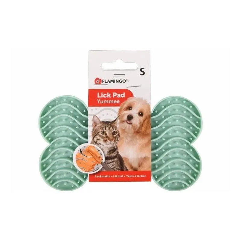 Laizīšanas paklājiņš dzīvniek Flamingo Lick Pad Yummie.15cm