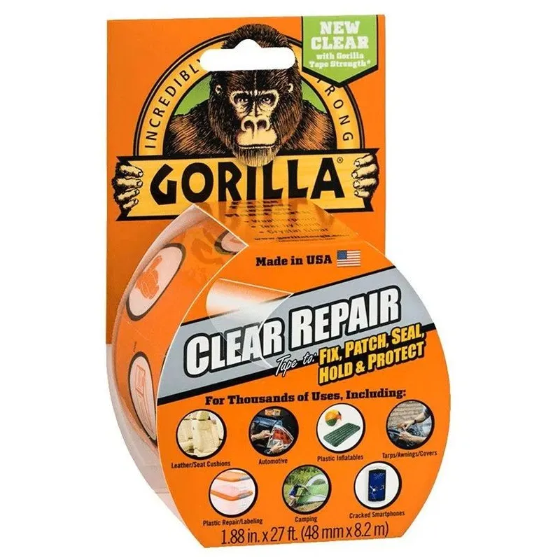 Remonta lente Gorilla Clear. vienpusējs. 8.2 m x 5 cm