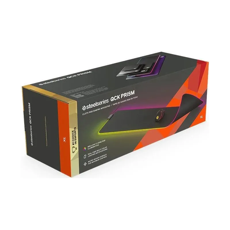 Peles paliktnis Steelseries QcK Prism Cloth XL. melns