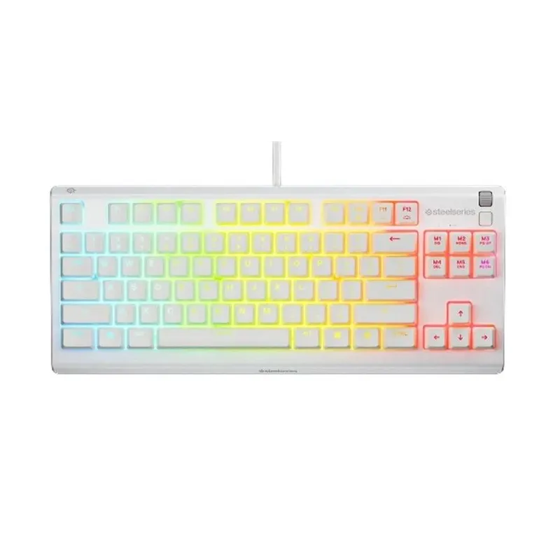 Tastatūra Steelseries Apex 3 TKL. Angļu ,ASV,. balta