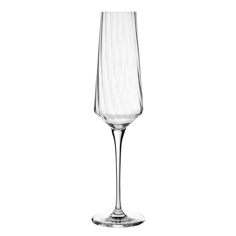 Šampanieša glāžu komplekts Krosno AGLUMI stikls. 0.2l. 6 gab