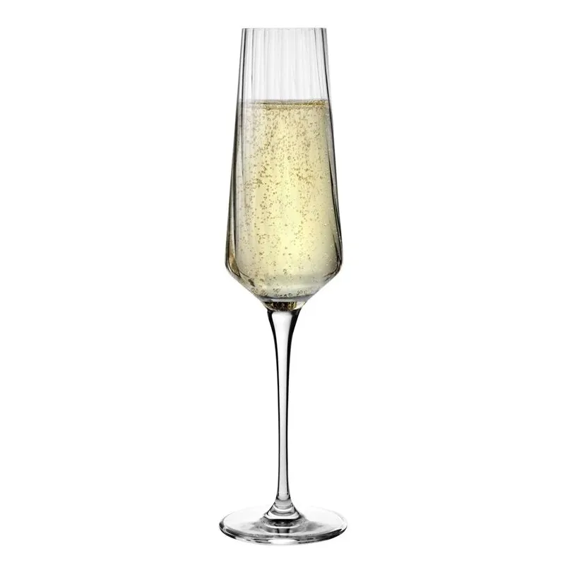 Šampanieša glāžu komplekts Krosno AGLUMI stikls. 0.2l. 6 gab