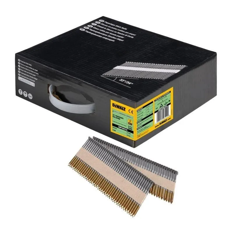 Naglas lentē Dewalt DNPT28R75Z. 75 mm x 2.8 mm