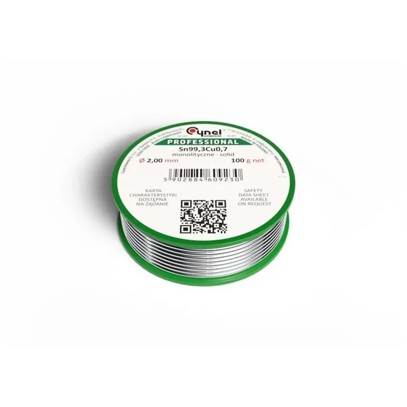 Lodalva sn99.3cu0.7-b-t 2mm 100g