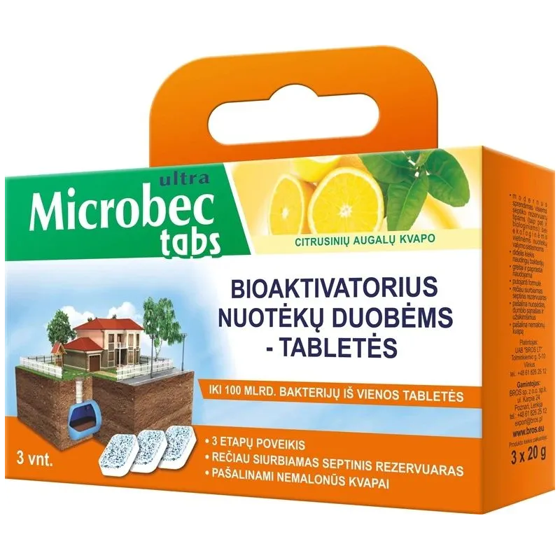 Notekūdeņu tīrīšanas līdzekli Bros 944