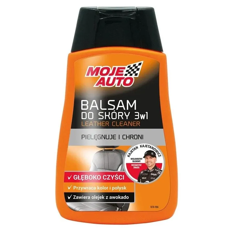 Auto ādas tīrītājs un kondicionieris Moje Auto. 0.25 l