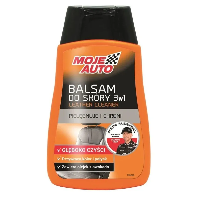Auto ādas tīrītājs un kondicionieris Moje Auto. 0.25 l