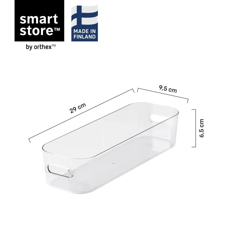 Storage boxcompact clear slim