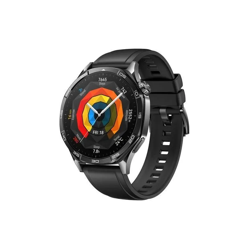 Viedais pulkstenis Huawei GT5 55020DKM. melna