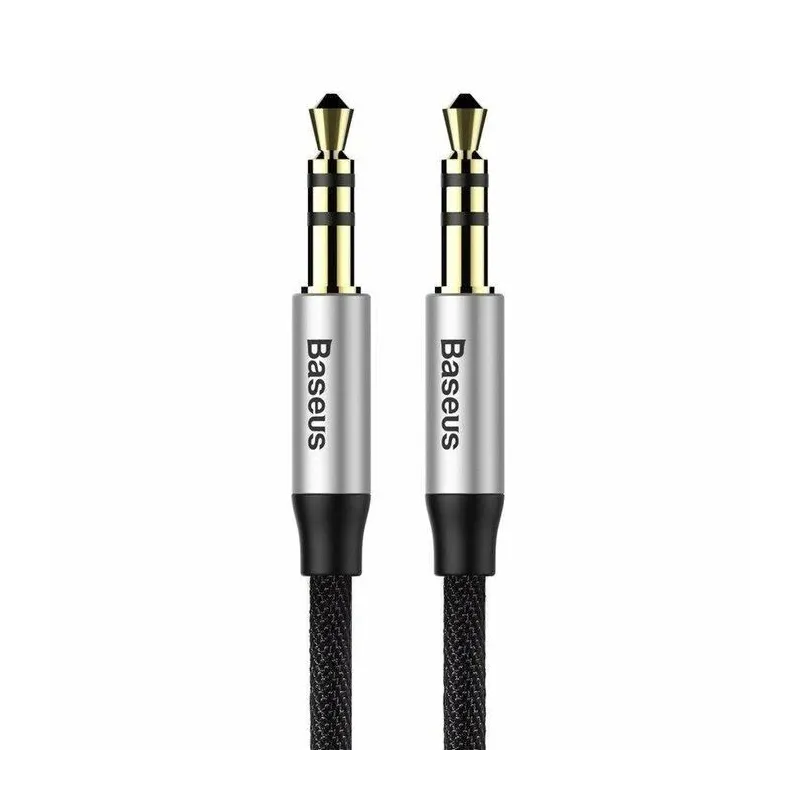 Vads BASEUS 3.5mm M. 3.5mm M. 1m. melns CAM30-BS1