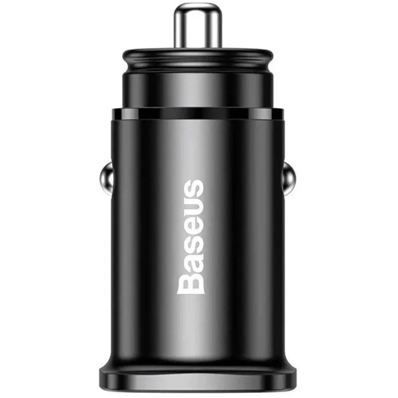 Auto charger USB 2.0 -USB-C 30W.black