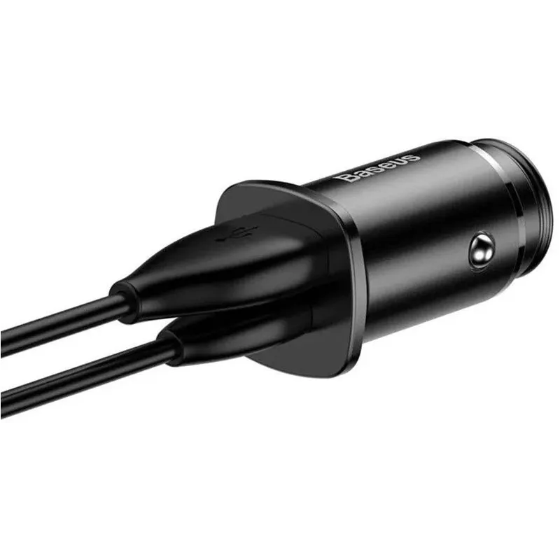 Auto charger USB 2.0 -USB-C 30W.black