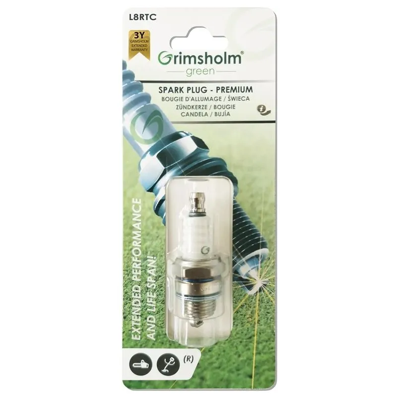 Aizdedzes svece 50761 L8RTC. pelēka