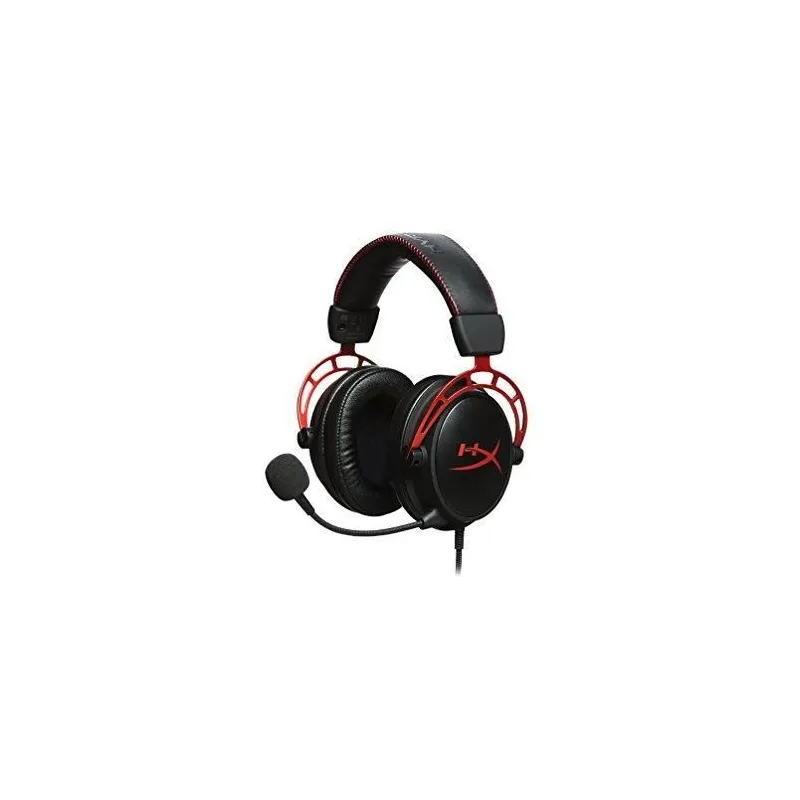 Spēļu austiņas Kingston Alpha Pro, melnas-sarkanas