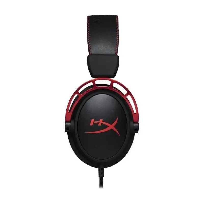 Spēļu austiņas Kingston Alpha Pro, melnas-sarkanas