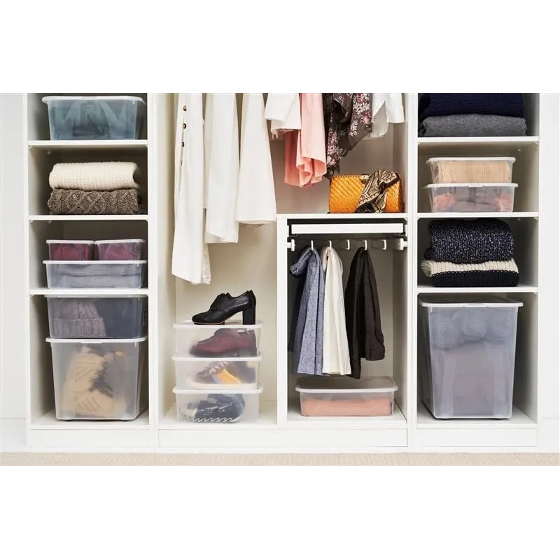 Mantu kaste Rotho Workline 2.0. 5 l. caurspīdīga