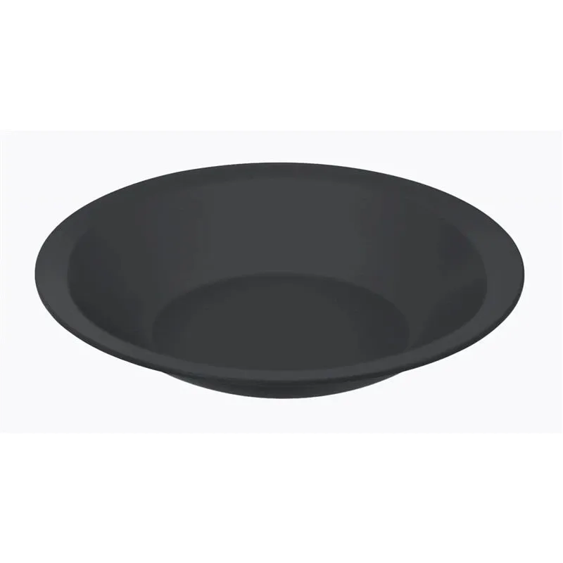 Šķīvīši. 21 cm. plastmasa. melna