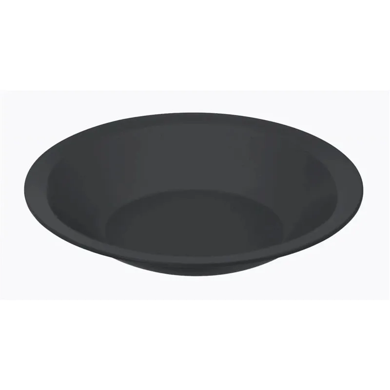 Šķīvīši. 21 cm. plastmasa. melna