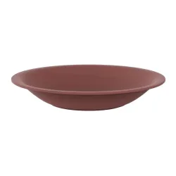 Plate deep 21cm caruba red