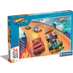 Puzle Clementoni Hot Wheels. 62 cm x 42 cm. 24