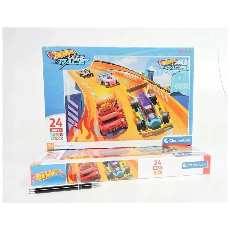 Puzle Clementoni Hot Wheels. 62 cm x 42 cm. 24