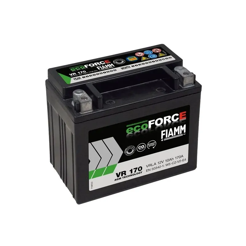 Akumulators Fiamm VR170. 12 V. 10 Ah. 170 A
