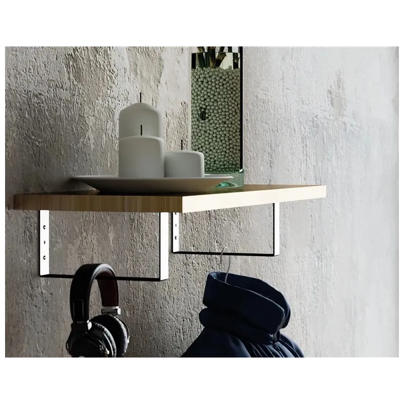 Plauktu turētājs Bolis Italia AA4H020. 20x3 cm. melna