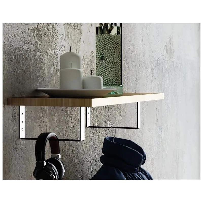 Plauktu turētājs Bolis Italia AA4H020. 20x3 cm. melna