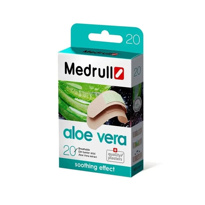 Plāksteri Aloe Vera Medrull, 20 gab.
