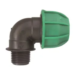 Savienojums elkoņveida d25x1-2in m pn10